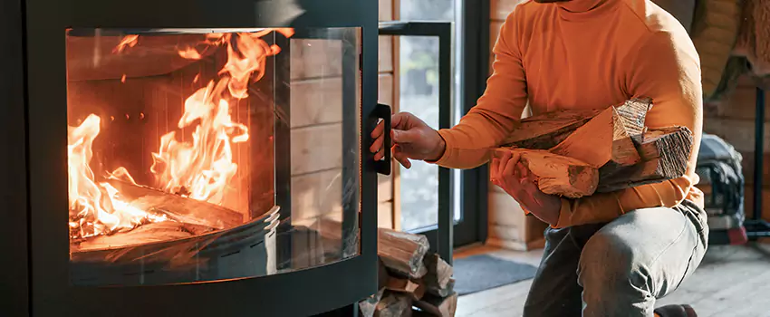 Residential Fireplace Ceramic Glass Installation in Fredericton, NB